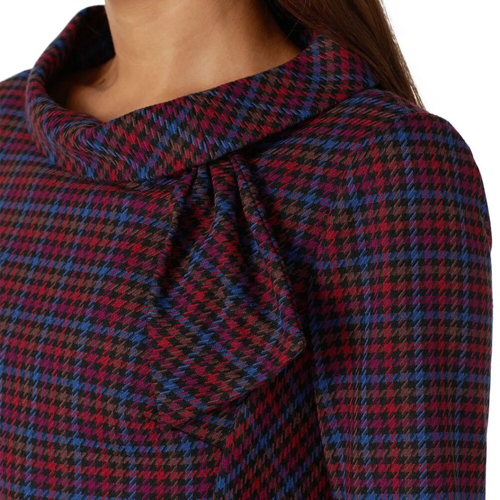 Trina Turk | Plaid Delilah Dress | Red | 14 | NWT - Picture 2 of 11